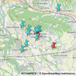 Mappa Viale Bosio, 24039 Sotto il Monte Giovanni XXIII BG, Italia (1.54364)