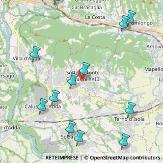 Mappa Viale Bosio, 24039 Sotto il Monte Giovanni XXIII BG, Italia (2.785)