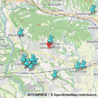 Mappa Viale Bosio, 24039 Sotto il Monte Giovanni XXIII BG, Italia (2.65167)