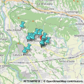 Mappa Viale Bosio, 24039 Sotto il Monte Giovanni XXIII BG, Italia (1.11571)