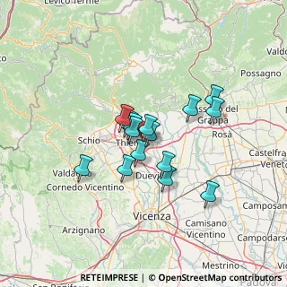 Mappa Via Tordara, 36030 Sarcedo VI, Italia (9.574)