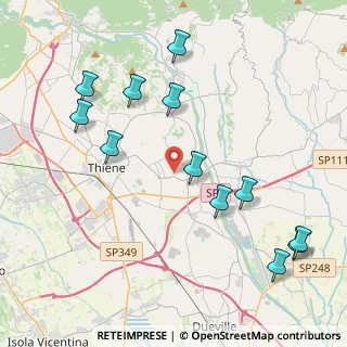 Mappa Via Tordara, 36030 Sarcedo VI, Italia (4.6625)