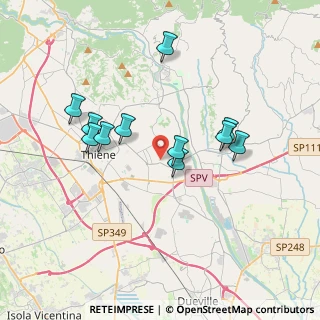 Mappa Via Tordara, 36030 Sarcedo VI, Italia (3.30545)