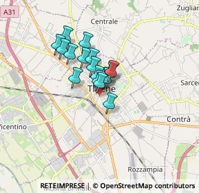 Mappa Via Tommaso de Marchi, 36016 Thiene VI, Italia (1.05882)