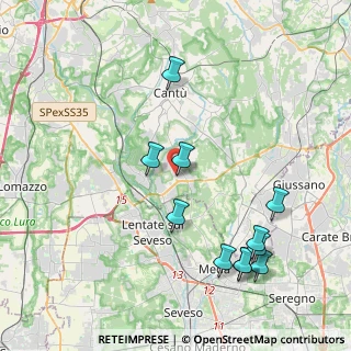 Mappa Via Adamello, 22060 Figino Serenza CO, Italia (4.45818)