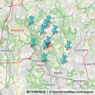 Mappa Via Adamello, 22060 Figino Serenza CO, Italia (2.90455)