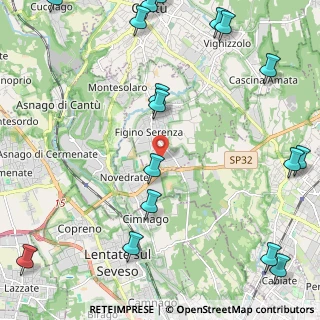 Mappa Via Adamello, 22060 Figino Serenza CO, Italia (3.25889)