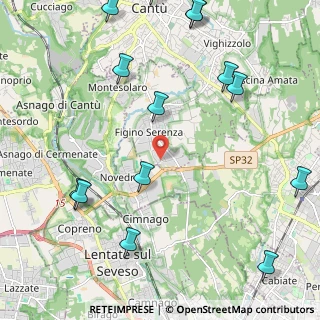 Mappa Via Adamello, 22060 Figino Serenza CO, Italia (2.89571)
