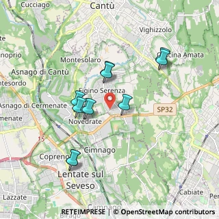 Mappa Via Adamello, 22060 Figino Serenza CO, Italia (1.64636)