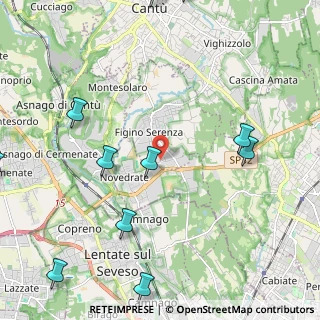Mappa Via Adamello, 22060 Figino Serenza CO, Italia (3.0925)