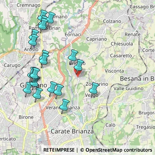 Mappa Via Medici, 20836 Briosco MB, Italia (2.3765)