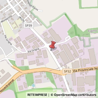 Mappa Via Vico Necchi, 61, 22060 Figino Serenza, Como (Lombardia)