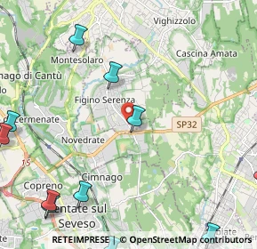 Mappa Via Giacomo Leopardi, 22060 Figino Serenza CO, Italia (3.8975)