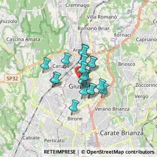 Mappa Viale Piave, 20833 Giussano MB, Italia (1.0305)