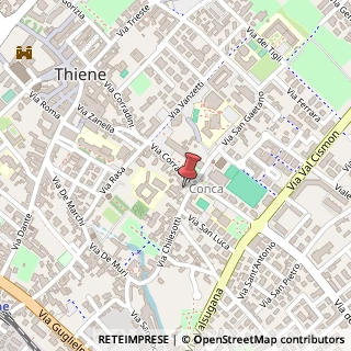 Mappa Piazza Martiri della Liberta, 30, 36016 Thiene, Vicenza (Veneto)