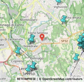 Mappa Via Grigna, 22060 Figino Serenza CO, Italia (3.212)