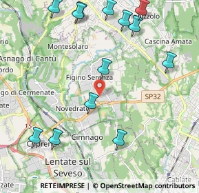 Mappa Via Grigna, 22060 Figino Serenza CO, Italia (2.56615)