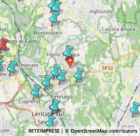 Mappa Via Grigna, 22060 Figino Serenza CO, Italia (2.9555)