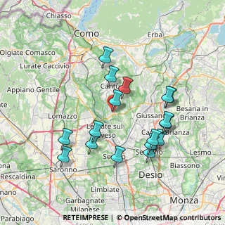 Mappa Via Grigna, 22060 Figino Serenza CO, Italia (7.24824)