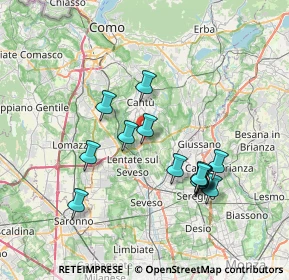 Mappa Via Grigna, 22060 Figino Serenza CO, Italia (6.79714)