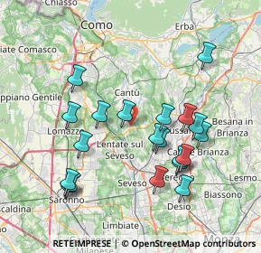 Mappa Via Grigna, 22060 Figino Serenza CO, Italia (7.545)