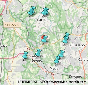 Mappa Via Grigna, 22060 Figino Serenza CO, Italia (3.96455)