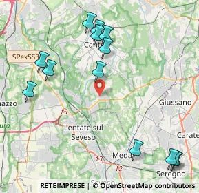 Mappa Via Grigna, 22060 Figino Serenza CO, Italia (5.04231)