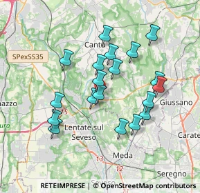 Mappa Via Grigna, 22060 Figino Serenza CO, Italia (3.23947)