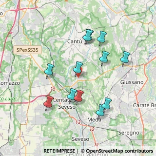 Mappa Via Grigna, 22060 Figino Serenza CO, Italia (3.67667)