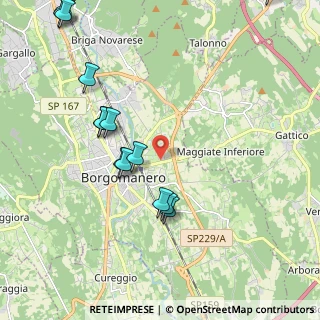 Mappa Via Maggiate, 28021 Borgomanero NO, Italia (2.44643)