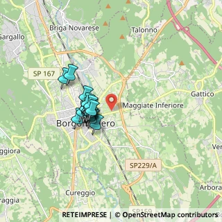 Mappa Via Maggiate, 28021 Borgomanero NO, Italia (1.21556)