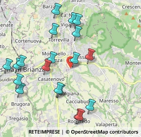 Mappa Via della Misericordia, 23873 Missaglia LC, Italia (2.3295)