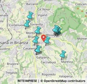 Mappa Via della Misericordia, 23873 Missaglia LC, Italia (1.32917)