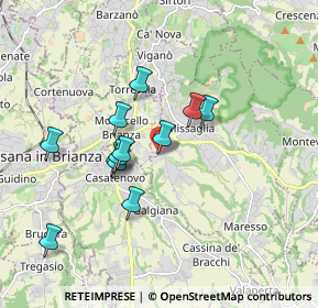 Mappa Via della Misericordia, 23873 Missaglia LC, Italia (1.495)