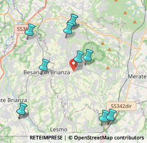 Mappa Via della Misericordia, 23873 Missaglia LC, Italia (4.69909)