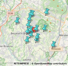 Mappa Via della Misericordia, 23873 Missaglia LC, Italia (2.682)