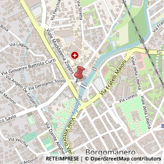 Mappa Viale Zoppis, 15, 28021 Borgomanero, Novara (Piemonte)
