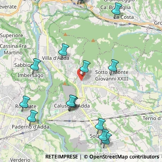 Mappa Via Massimo Rota, 24030 Carvico BG, Italia (2.67867)