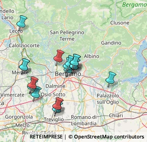 Mappa Via dei Bersaglieri, 24124 Bergamo BG, Italia (12.89611)