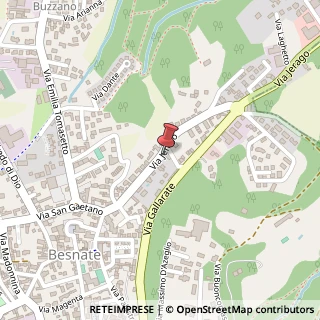Mappa Via Jerago,  19, 21010 Besnate, Varese (Lombardia)