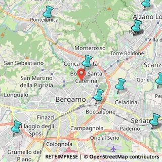 Mappa Via Luigi Brignoli, 24121 Bergamo BG, Italia (3.44833)