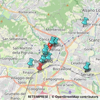 Mappa Via Cesare Battisti, 24124 Bergamo BG, Italia (1.77133)