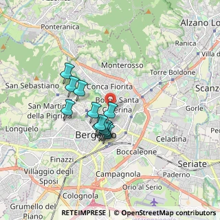 Mappa Via Luigi Brignoli, 24121 Bergamo BG, Italia (1.32083)