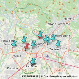 Mappa Via Luigi Brignoli, 24121 Bergamo BG, Italia (3.7375)