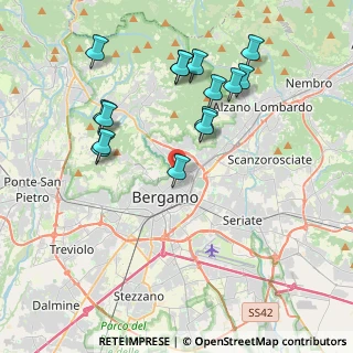Mappa Via Luigi Brignoli, 24121 Bergamo BG, Italia (3.96867)