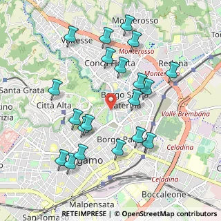 Mappa Via Luigi Brignoli, 24121 Bergamo BG, Italia (1.0165)