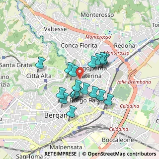 Mappa Via Luigi Brignoli, 24121 Bergamo BG, Italia (0.675)