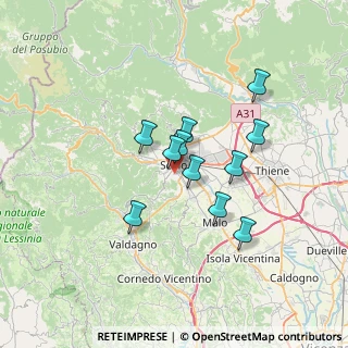 Mappa Via Firenze, 36015 Schio VI, Italia (5.22818)