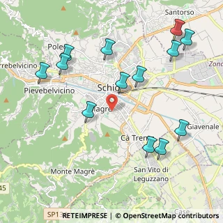 Mappa Via Pisa, 36015 Schio VI, Italia (2.35846)