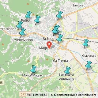 Mappa Via Pisa, 36015 Schio VI, Italia (2.38)